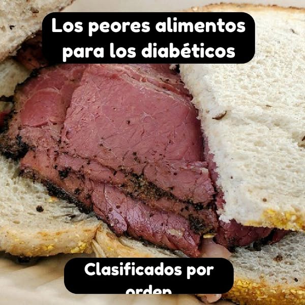 Clasificación de los alimentos que deben evitar los diabéticos